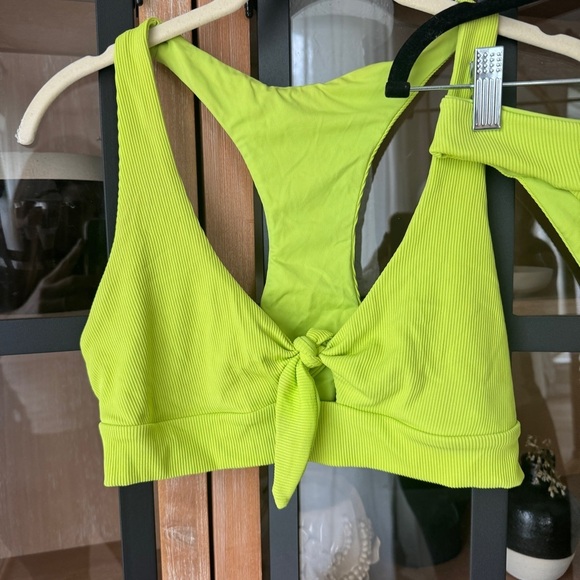 L*Space reversible bikini set ribbed camacho bottoms low rise tie top tara top - Picture 9 of 16